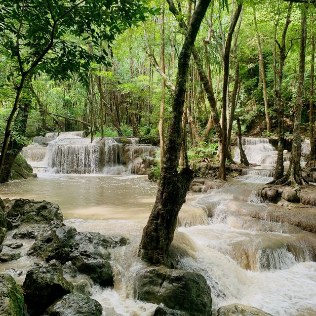 Most Famous Erawan Waterfalls