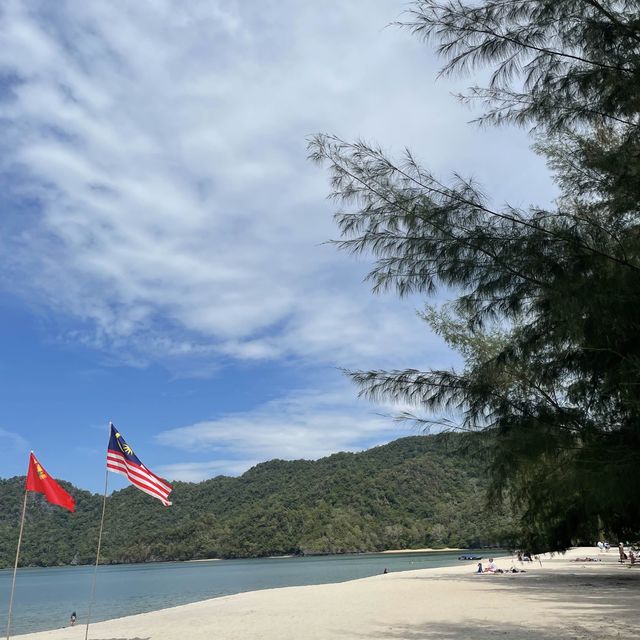 white sand in Langkawi!