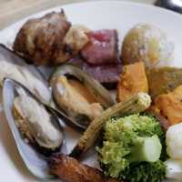 隱蔽食堂之任食烤肉、青口和吞拿魚半自助餐  