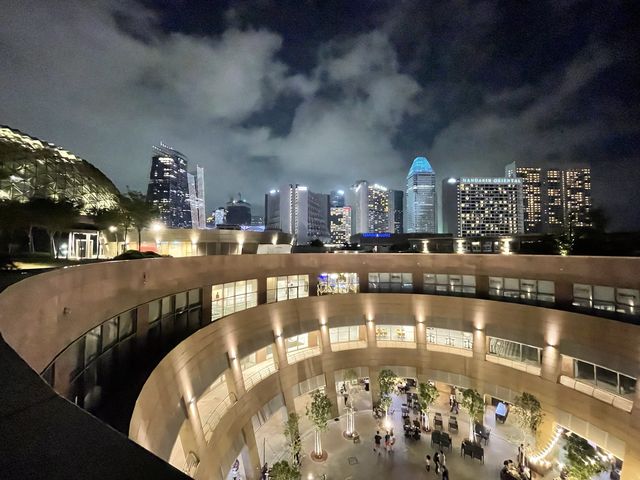 City views from Esplanade rooftop
