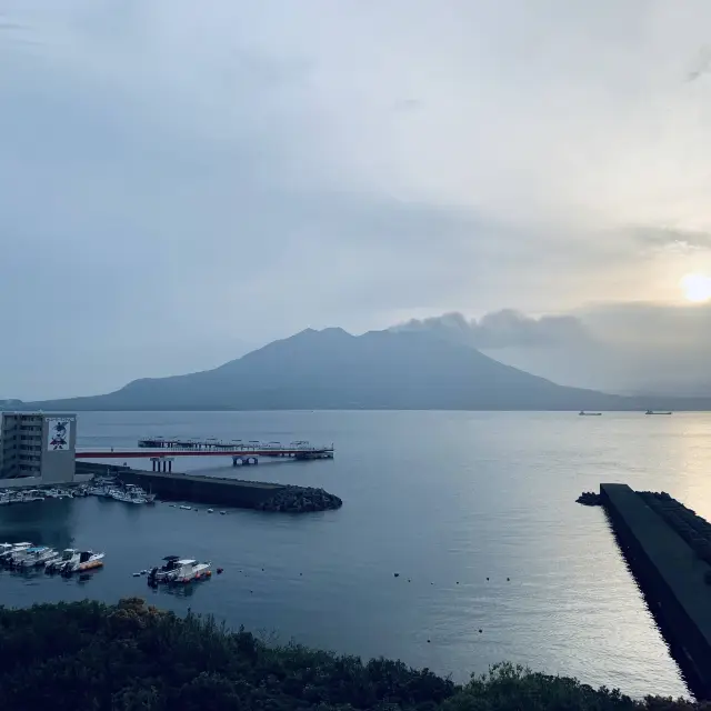 일본의 활화산 사쿠라지마 구경하기