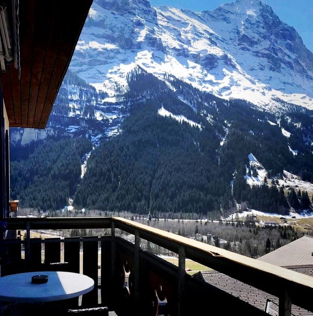 Grindelwald village in Switzerland 