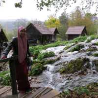Small wooden unique watermill in the world!