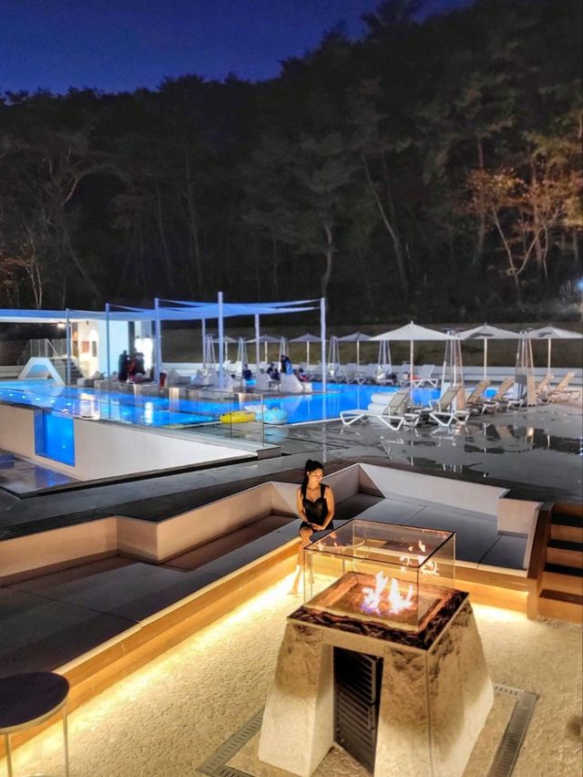 진짜 따뜻한 온수풀이 기분좋은, 스위트남원 가든풀🏊‍♀️