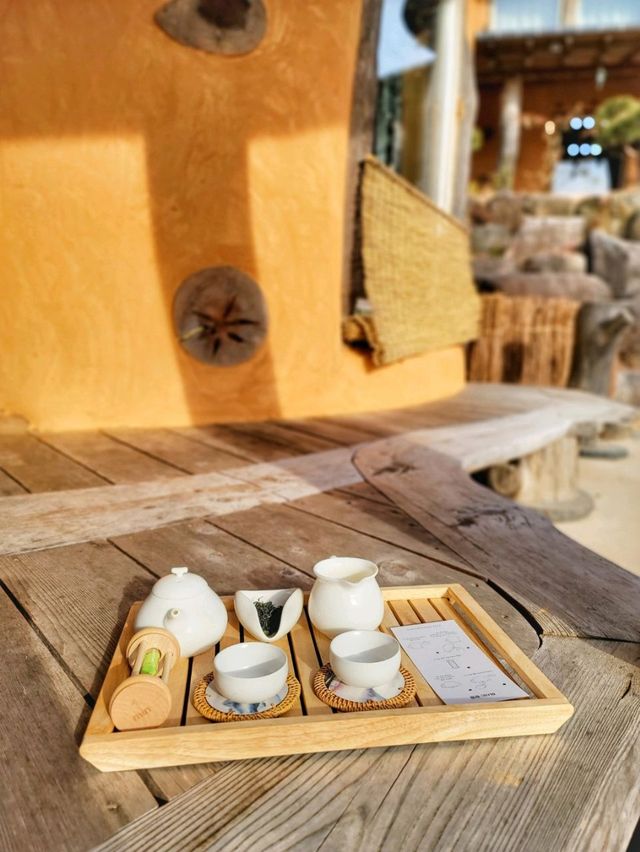겨울감성 최고봉 황토 버섯집, 하동 지리산흙집풍경🍄
