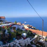Greece, Samos island ,Manolates waterfall 