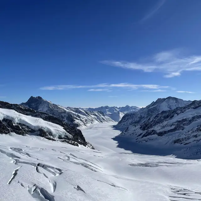 登上全歐洲最高嘅雪山🏔️少女峰👩🏻