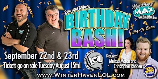 Eric and Mike's Birthday Bash! (Friday Night) | 19 3rd St NW