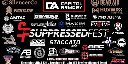 (SAT) Suppressed Fest 2023 - Hosted By Capitol Armory & NFA Review Channel (Leesburg) | Ares Firearms Training Facility