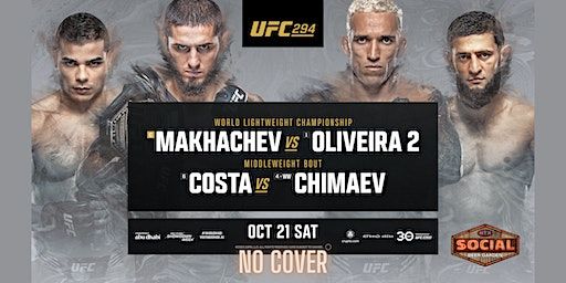 UFC 294: Makhachev vs. Oliveira 2 | Social Beer Garden HTX