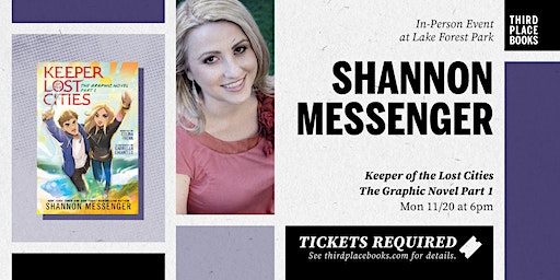 Shannon Messenger — 'Keeper of the Lost Cities The Graphic Novel Part 1' | Third Place Books