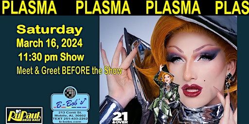 PLASMA From RPDR Season 16 at B-Bob's! | B-Bob's