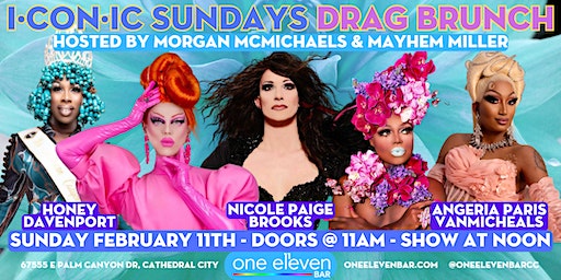 I·CON·IC Sundays Drag Brunch - February 11 | one eleven bar