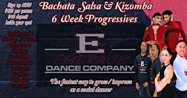 BACHATA SALSA & KIZOMBA 6 WEEK COURSES | Embrace Dance Company, Neil Road, Reno, NV, USA