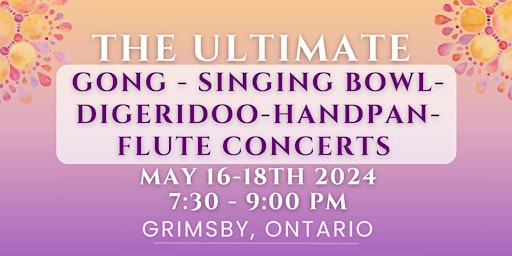 The ULTIMATE Gong, Didgeridoo, Handpan, Flute, and Sound Bowl Concerts! | Trinity United Church