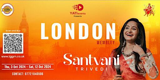 Santvani Trivedi Navratri 2024 - Wembley- 3rd October 2024 - Thursday | Alperton Studios