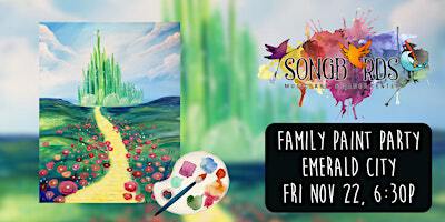 Family Paint Party at Songbirds- Emerald City | Songbirds Music, Art, & Dance Center