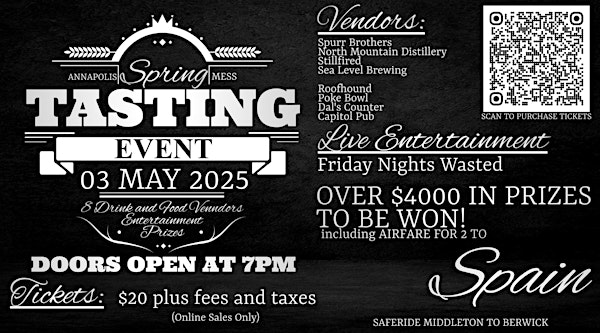 Spring Tasting Event | Annapolis Mess