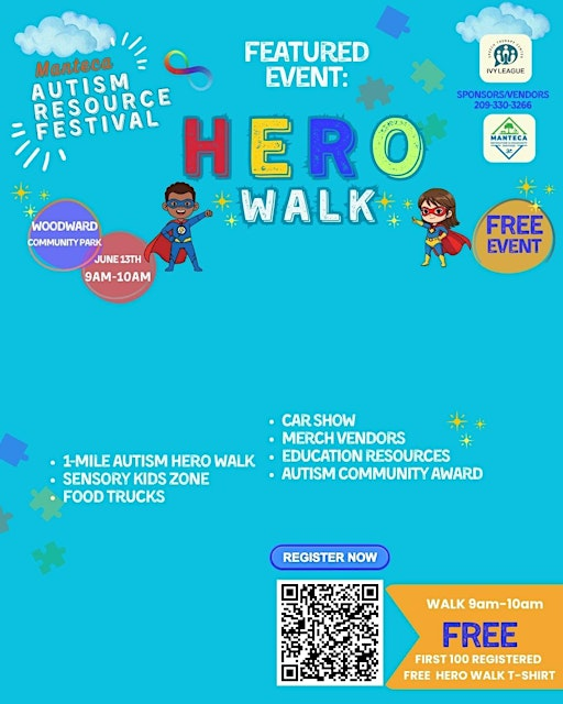 Manteca Hero 1- Mile Inclusion Walk | Woodward Community Park