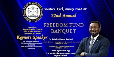 Western York County NAACP 22nd Annual Freedom Fund Banquet | Union Baptist Church