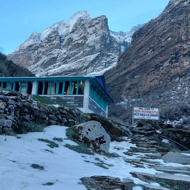 trekking to Annapurna base camp