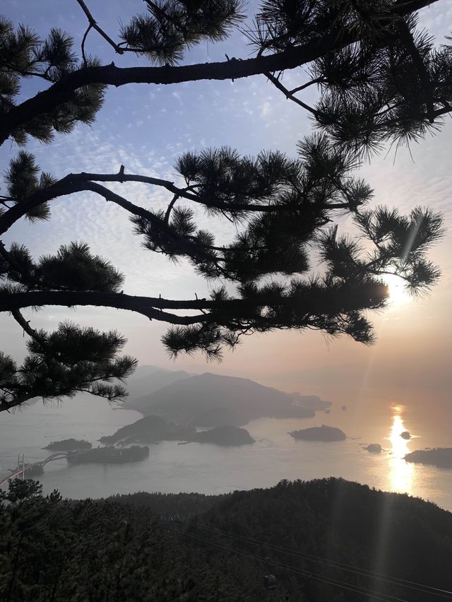 사천 케이블카 타고 일몰 보기