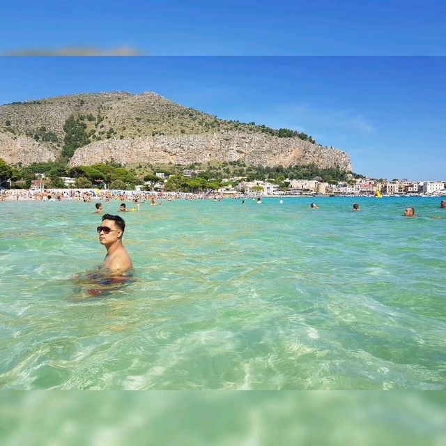 Pristine Water of Mondello Beach