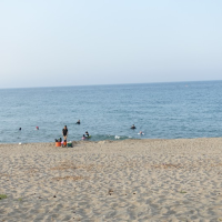 강원도 삼척 한적한 하맹방해수욕장