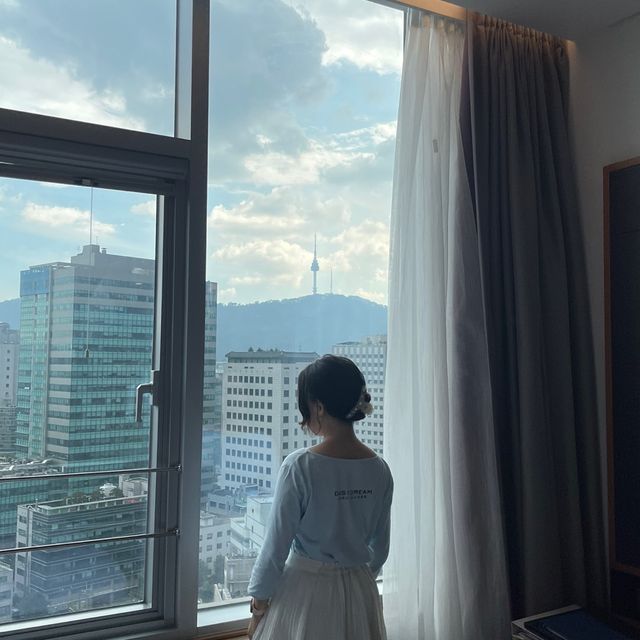 💖루프탑바 수영장&남산뷰💖서울 노보텔 앰버서더 동대문 호텔 후기