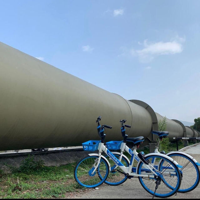 避開人群 拍拖探秘打卡熱點之大水管單車遊🚴🚴‍♀️