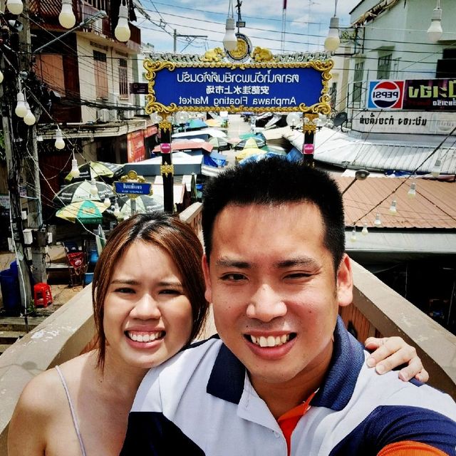 A Floating Market In Amphawa