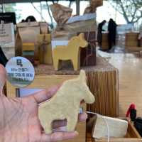 Handmade soap at innisfree house Jeju! 