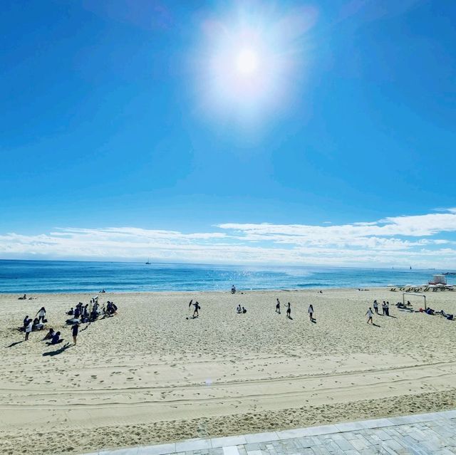 Marvelous View of Barceloneta beach 🏖