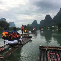 Bamboo Rafting in Guilin