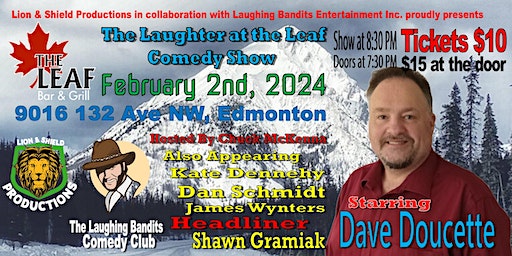Laughter at the Leaf Comedy Show - Starring Dave Doucette | The Leaf Bar & Grill