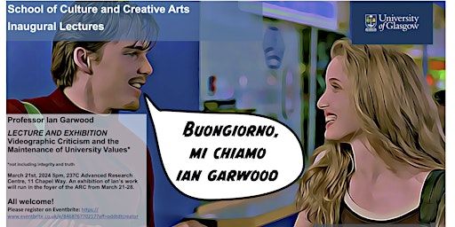 Ian Garwood's Inaugural Lecture | Advanced Research Centre (ARC), University of Glasgow