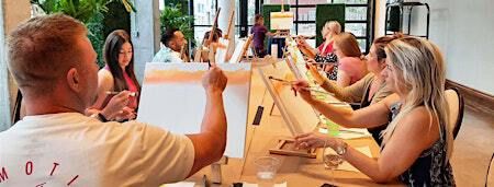 Holiday Palms Paint & Sip at The Peach | The Peach