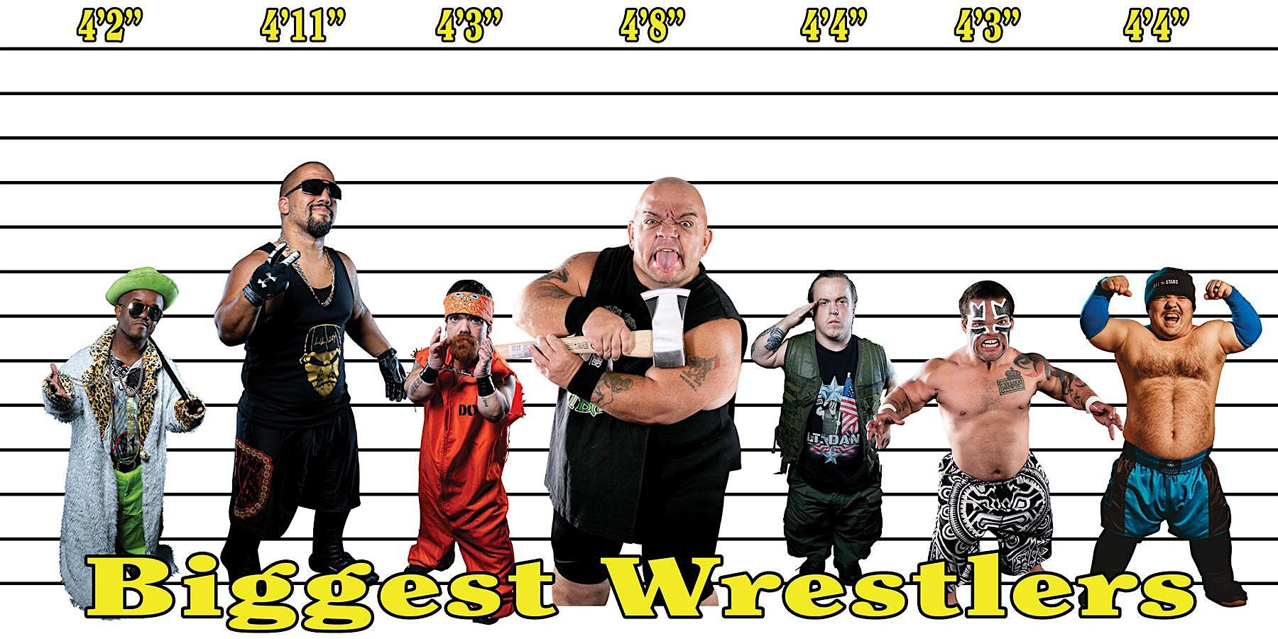 MIDGET-WRESTLING ALL*STARS IT'S HUGE! IN LEESVILLE, LOUISIANA! | Shooters Billiards & Sports Bar