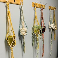 Macramé- Pot Holder (Eccles, Salford) | Humbug Art