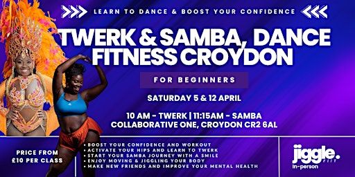 April Samba & Twerk Dance Fitness Classes in Croydon | Collaborative One - Flexible Workspaces & Office Rental