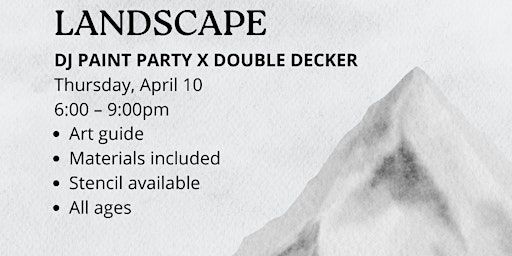 Landscape Paint Party! | Double Decker Lanes