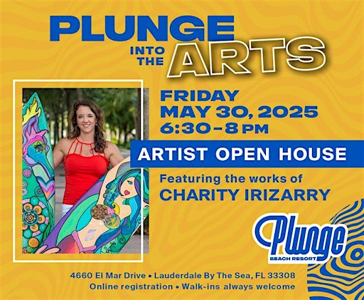 Plunge into the Arts Featuring Charity Irizarry | Plunge Beach Resort