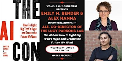 The AI Con by Emily M. Bender & Alex Hanna | Women & Children First