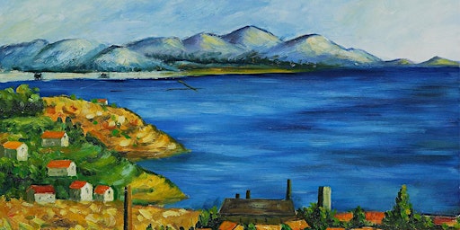 Paint Cezanne Bay Of Marseilles, Leeds | Brasserie Blanc, Leeds
