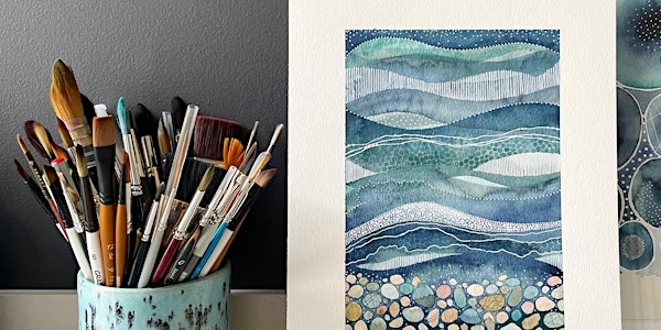 Seascapes and Sea Glass - Watercolour workshop with Essoldo Design | The Classroom