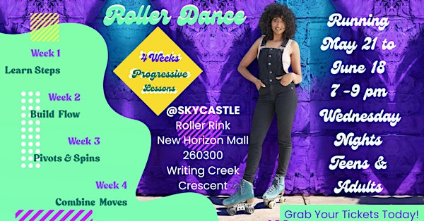 4 Week Progessive Rollerdance Course | SkyCastle Roller Rink, New Horizon Mall
