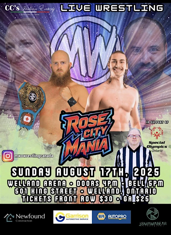 Rose city Mainia | Welland Main Arena