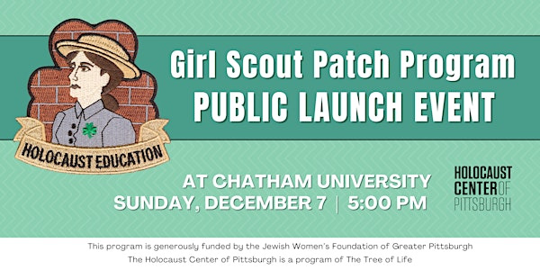 Holocaust Education Girl Scouts Patch Program Launch | Chatham University