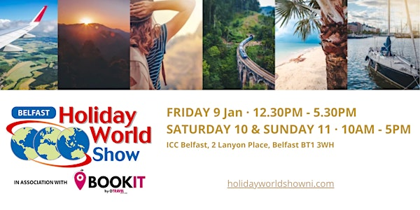 Holiday World Show Belfast 9-11 January 2026 | ICC Belfast