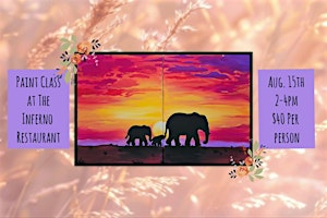 Elephant Painting at The Inferno Restaurant | The Inferno
